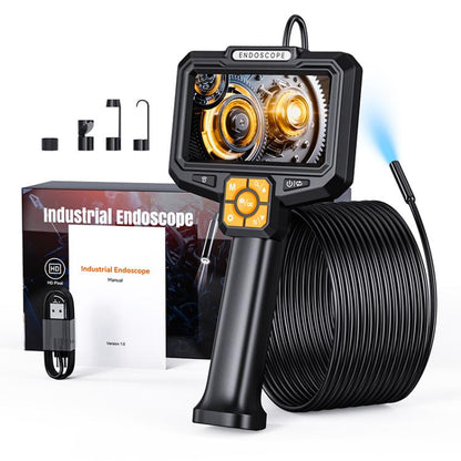 S11 5 inch IPS HD Screen 8mm Industry Digital Endoscope, 1m Hard Cable Single-lens, 5m Hard Cable Single-lens, 10m Hard Cable Single-lens, 1m Hard Cable Dual-lens, 5m Hard Cable Dual-lens, 10m Hard Cable Dual-lens