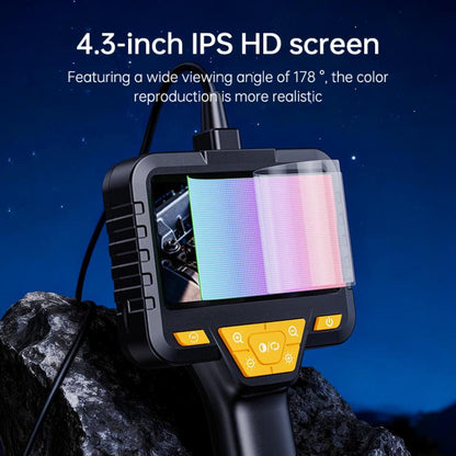 SC08 4.3 inch IPS HD Screen 8mm Industry Digital Endoscope, 1m Hard Cable Single-lens, 5m Hard Cable Single-lens, 10m Hard Cable Single-lens, 1m Hard Cable Dual-lens, 5m Hard Cable Dual-lens, 10m Hard Cable Dual-lens