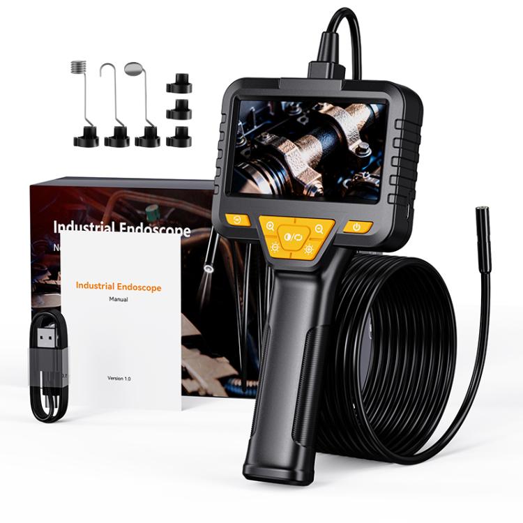 SC08 4.3 inch IPS HD Screen 8mm Industry Digital Endoscope, 1m Hard Cable Single-lens, 5m Hard Cable Single-lens, 10m Hard Cable Single-lens, 1m Hard Cable Dual-lens, 5m Hard Cable Dual-lens, 10m Hard Cable Dual-lens