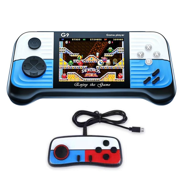 G9 3.0 inch Screen Portable Retro Handheld Video Game Console Built-in 600 Games, Single, Double, Triple
