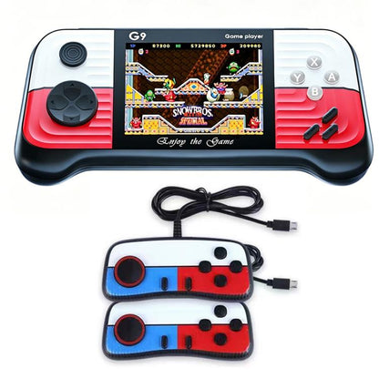 G9 3.0 inch Screen Portable Retro Handheld Video Game Console Built-in 600 Games, Single, Double, Triple