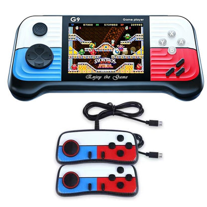 G9 3.0 inch Screen Portable Retro Handheld Video Game Console Built-in 600 Games, Single, Double, Triple