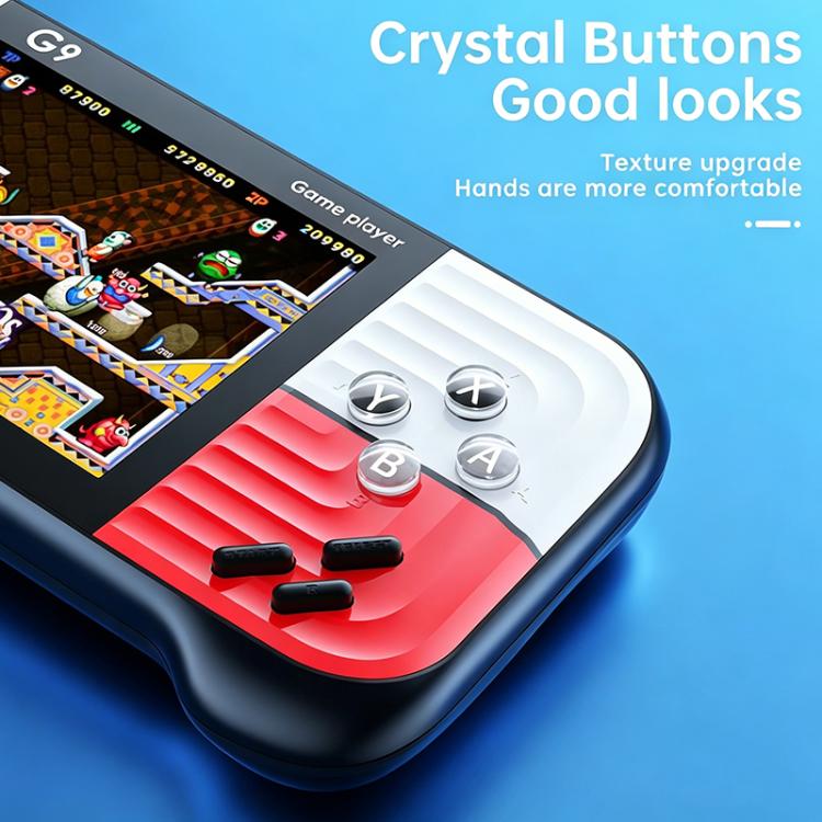 G9 3.0 inch Screen Portable Retro Handheld Video Game Console Built-in 600 Games, Single, Double, Triple