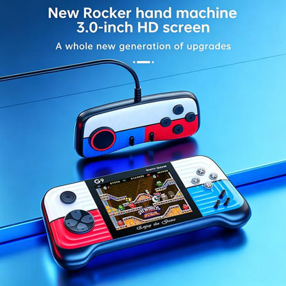 G9 3.0 inch Screen Portable Retro Handheld Video Game Console Built-in 600 Games, Single, Double, Triple