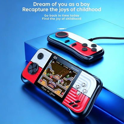 G9 3.0 inch Screen Portable Retro Handheld Video Game Console Built-in 600 Games, Single, Double, Triple