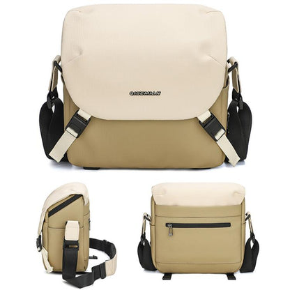 Contrast Color Crossbody Shoulder DSLR Camera Bag, 20 x 18 x 10cm S, 26 x 24 x 11cm L