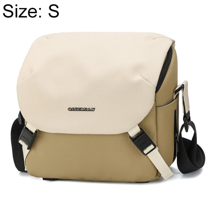 Contrast Color Crossbody Shoulder DSLR Camera Bag, 20 x 18 x 10cm S, 26 x 24 x 11cm L
