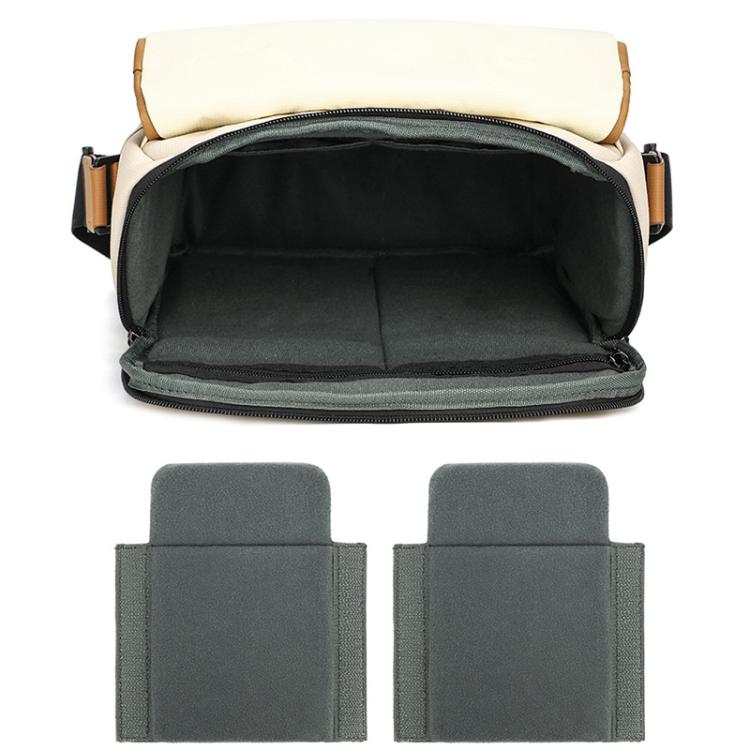 Contrast Color Crossbody Shoulder DSLR Camera Bag, 20 x 18 x 10cm S, 26 x 24 x 11cm L