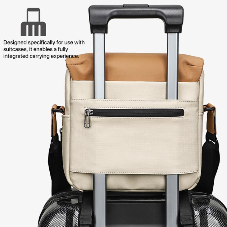 Contrast Color Crossbody Shoulder DSLR Camera Bag, 20 x 18 x 10cm S, 26 x 24 x 11cm L