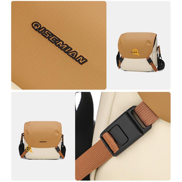 Contrast Color Crossbody Shoulder DSLR Camera Bag, 20 x 18 x 10cm S, 26 x 24 x 11cm L