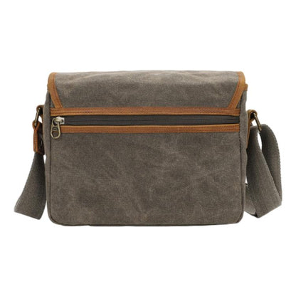 Canvas DSLR Camera Messenger Bag Shockproof Large Capacity Bag, 27 x 20 x 13cm
