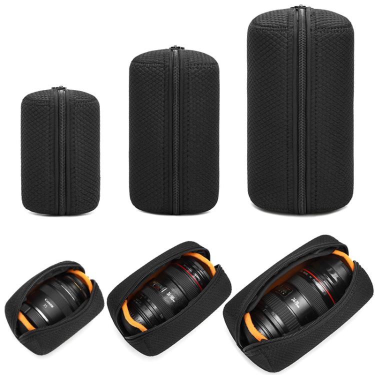 Zipper Camera Lens Pouch Waterproof Lens Protective Bag, Small Lens Pouch, Medium Lens Pouch, Large Lens Pouch