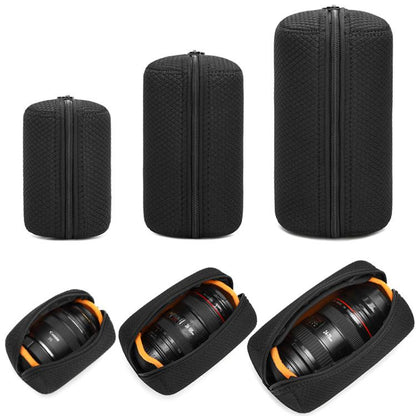 Zipper Camera Lens Pouch Waterproof Lens Protective Bag, Small Lens Pouch, Medium Lens Pouch, Large Lens Pouch