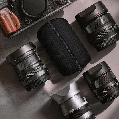 Zipper Camera Lens Pouch Waterproof Lens Protective Bag, Small Lens Pouch, Medium Lens Pouch, Large Lens Pouch