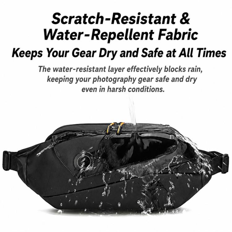 Camera Sling Chest Bag Multifunction Photography Shoulder Bag, 30 x 9.5 x 17cm