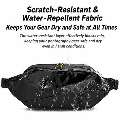 Camera Sling Chest Bag Multifunction Photography Shoulder Bag, 30 x 9.5 x 17cm