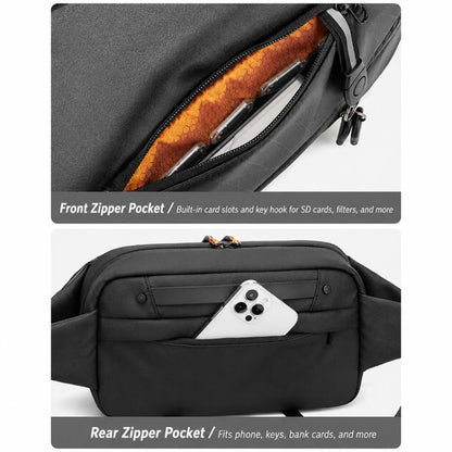 Camera Sling Chest Bag Multifunction Photography Shoulder Bag, 30 x 9.5 x 17cm