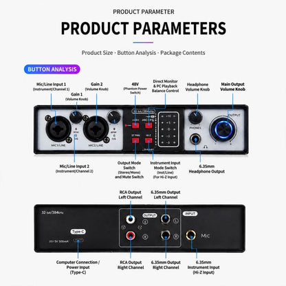 UR22MK Multi-function Professional Mixer External Live Streaming Sound Card, UR22MK
