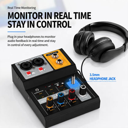 F-2A Multi-function Professional 2-way Recording Mixer USB Live Streaming Sound Card, F-2A