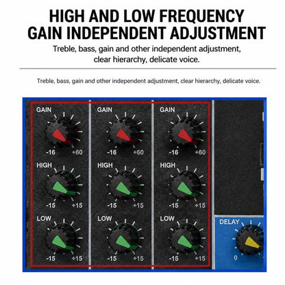 F-4A Multi-function Professional 4-way Recording Mixer Bluetooth Live Streaming Sound Card, EU Plug, UK Plug, US Plug, without Plug