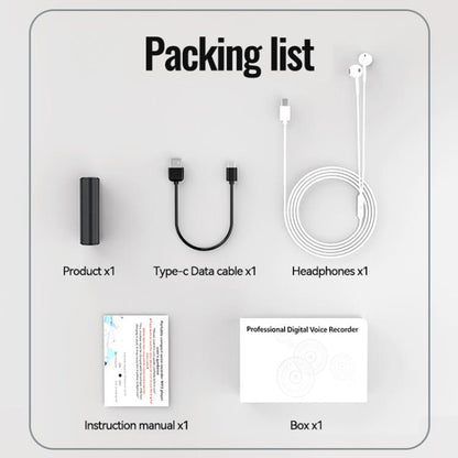 Q70V Smart Voice-Activated Magnetic Voice Recorder REC Ultra-long Standby Time, 4GB, 8GB, 16GB, 32GB, 64GB, 128GB