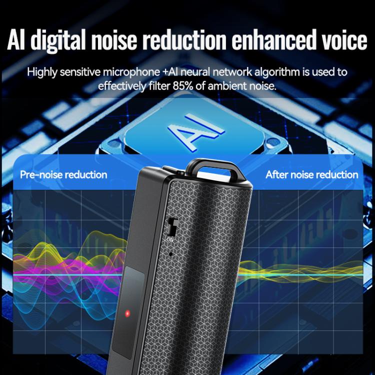 Q70V Smart Voice-Activated Magnetic Voice Recorder REC Ultra-long Standby Time, 4GB, 8GB, 16GB, 32GB, 64GB, 128GB