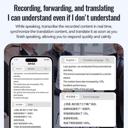 Q65A Long Standby Magnetic Smart Voice Recorder Supports AIREC-APP, 4GB, 8GB, 16GB, 32GB, 64GB, 128GB, 256GB