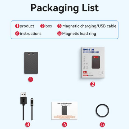 A3 Dual-key Twill Texture Ultra-thin AI Smart Voice Recorder Support AIREC-APP, 8GB, 16GB, 32GB, 64GB, 128GB, 256GB