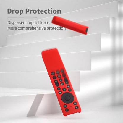 XDcase 4pcs Soft Silicone Protective Case with Mini Strap, For TCL RC923A / RC813A TV Remote