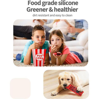 XDcase 4pcs Soft Silicone Protective Case with Mini Strap, For TCL RC923A / RC813A TV Remote
