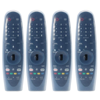XDcase 4pcs Soft Silicone Jelly Protective Case, For LG MR600 / MR650 Magic Remote
