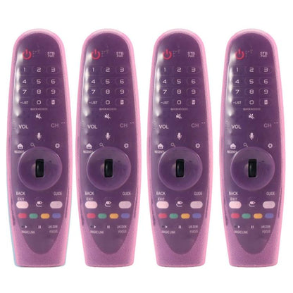 XDcase 4pcs Soft Silicone Jelly Protective Case, For LG MR600 / MR650 Magic Remote