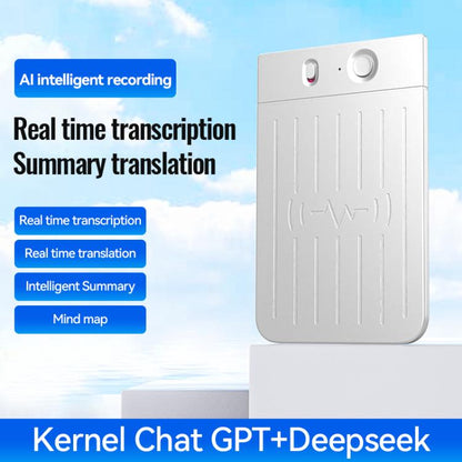 A3 Dual-key Voiceprint Ultra-thin AI Smart Voice Recorder Support AIREC-APP, 8GB, 16GB, 32GB, 64GB, 128GB, 256GB