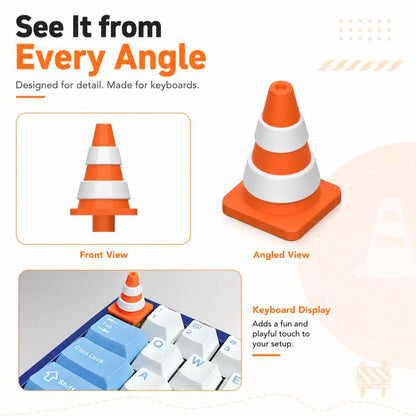 Traffic Cone Shape Mechanical Keyboard Keycap
