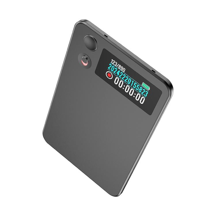 A3P 0.96-inch Right Display Ultra-thin AI Smart Voice Recorder Support AIREC-APP, 8GB, 16GB, 32GB, 64GB, 128GB, 256GB