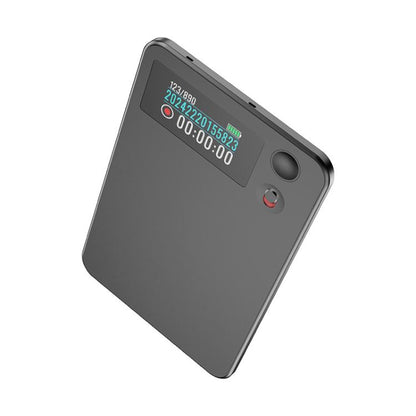 A3P 0.96-inch Left Display Dual-key Ultra-thin AI Smart Voice Recorder Support AIREC-APP, 8GB, 16GB, 32GB, 64GB, 128GB, 256GB