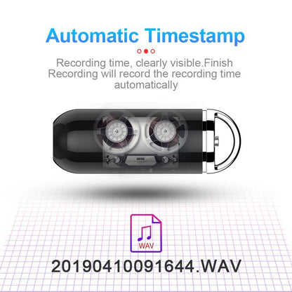 S1 Keychain Mini Voice Recorder, 4GB, 8GB, 16GB, 32GB