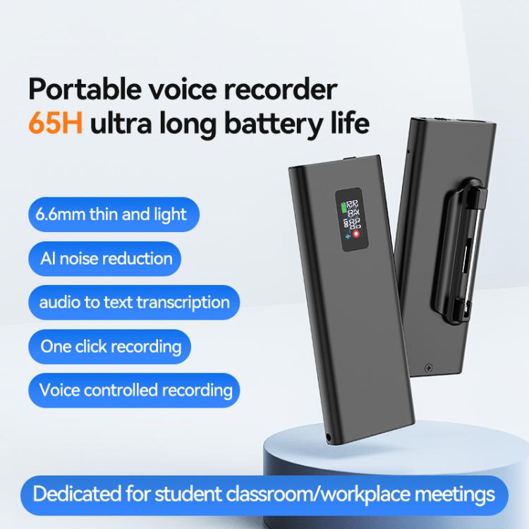 Q31P 0.42-inch Screen Pin-style Voice Recorder, 8GB, 16GB, 32GB, 64GB