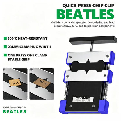 MECHANIC BEATLES BGA CPU IC Adhesive Removal Quick-Press Chip Fixture, MECHANIC BEATLES