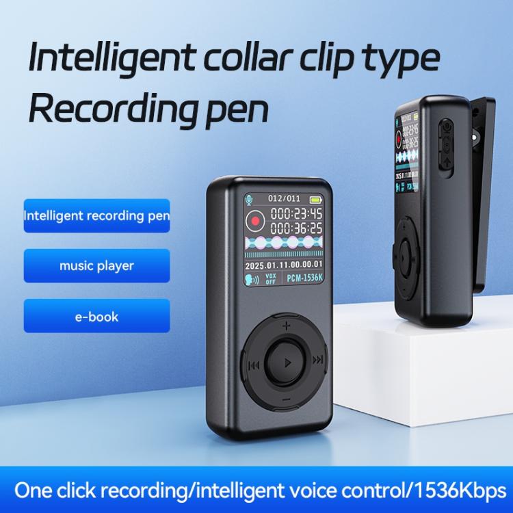 M21 Business Collar Style Voice Recorder with 0.85-inch TFT Display, 4GB, 8GB, 16GB, 32GB, 64GB