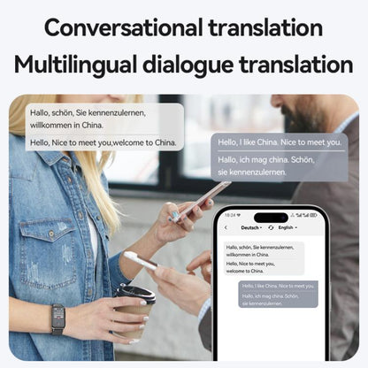 S18A 1.47-inch Screen AI Dialogue Translation Voice Recording Bracelet Support AIREC-APP, 8GB, 16GB, 32GB, 64GB, 128GB
