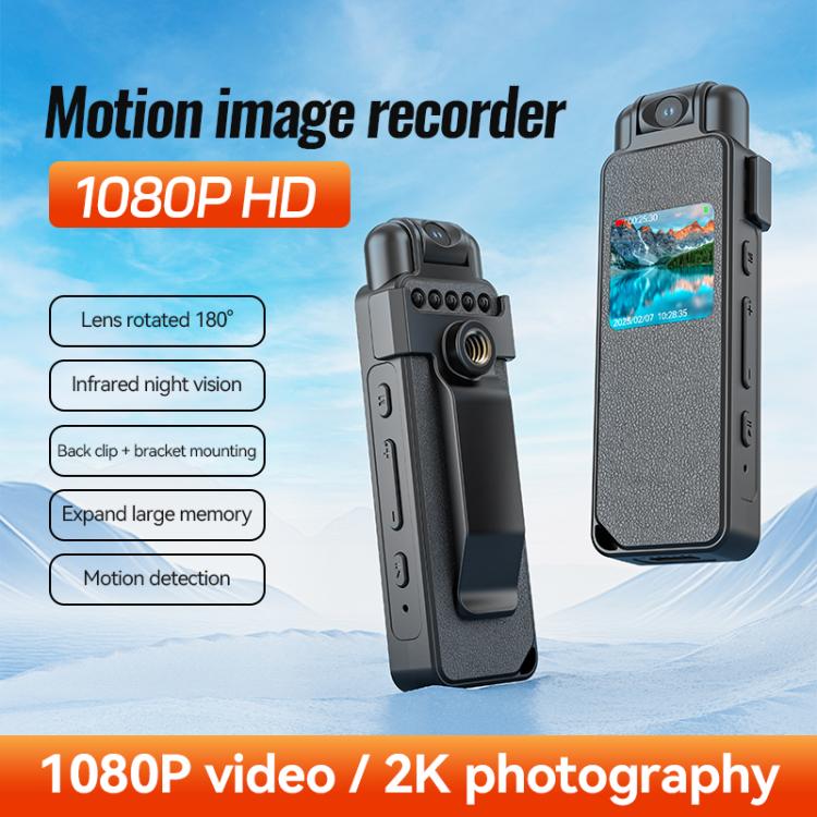V23 0.85-inch IPS Display Portable Motion HD Camera & Voice Recorder, No Card, 4GB, 8GB, 16GB, 32GB, 64GB, 128GB, 256GB