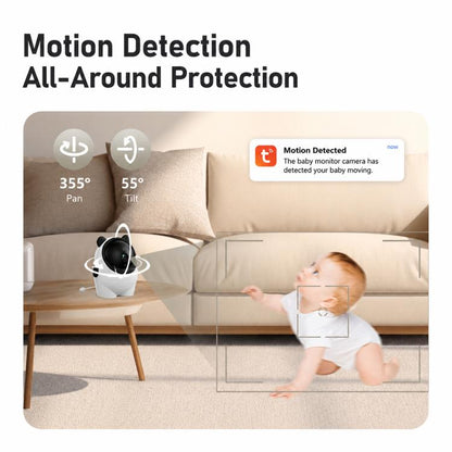 C13 2K 3MP Wireless Wi-Fi Baby Monitor Care Camera, EU Plug