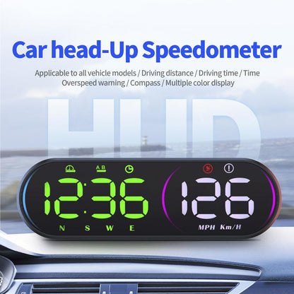 G26 Car GPS Display Head-Up Display Speedometer with Suction Cup Holder, G26