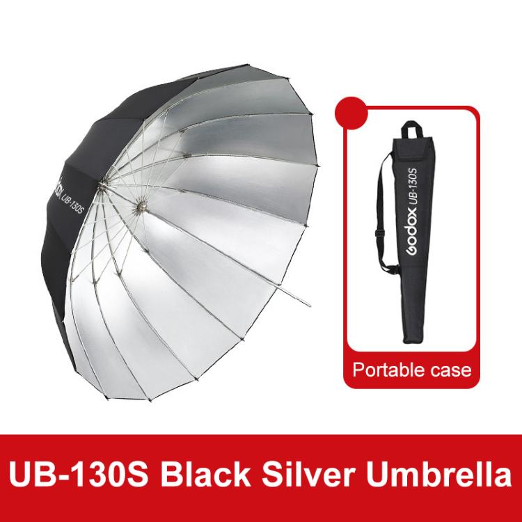 Godox Photography Studio Reflector Diffuser, UB-85S Black Silver Umbrella, UB-85S Black Silver Umbrella with Softbox, UB-105S Black Silver Umbrella, UB-105S Black Silver Umbrella with Softbox, UB-130S Black Silver Umbrella