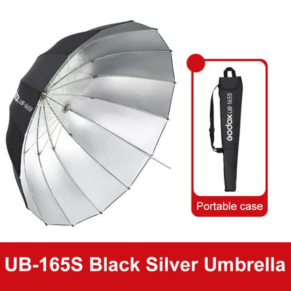 Godox Photography Studio Reflector Diffuser, UB-85S Black Silver Umbrella, UB-85S Black Silver Umbrella with Softbox, UB-105S Black Silver Umbrella, UB-105S Black Silver Umbrella with Softbox, UB-130S Black Silver Umbrella