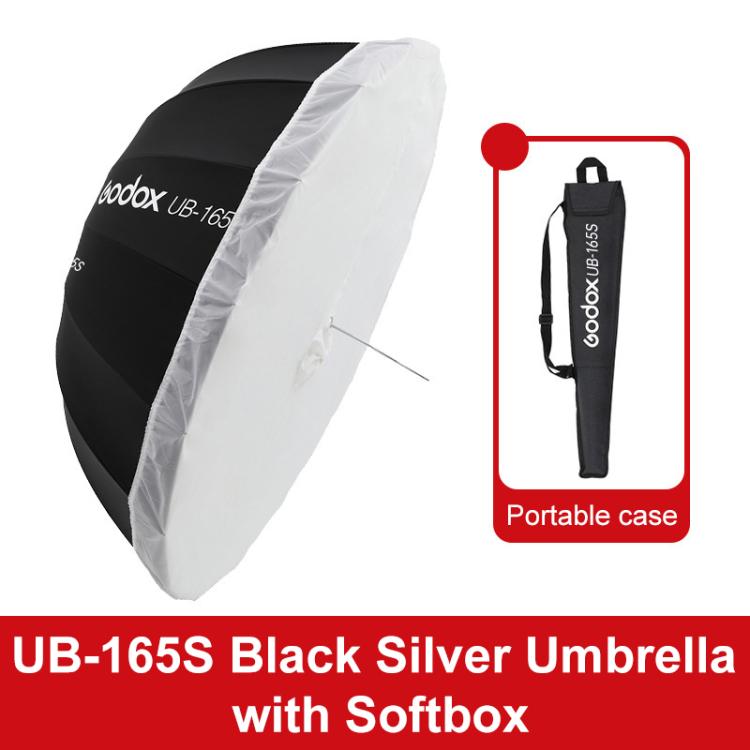 Godox Photography Studio Reflector Diffuser, UB-85S Black Silver Umbrella, UB-85S Black Silver Umbrella with Softbox, UB-105S Black Silver Umbrella, UB-105S Black Silver Umbrella with Softbox, UB-130S Black Silver Umbrella