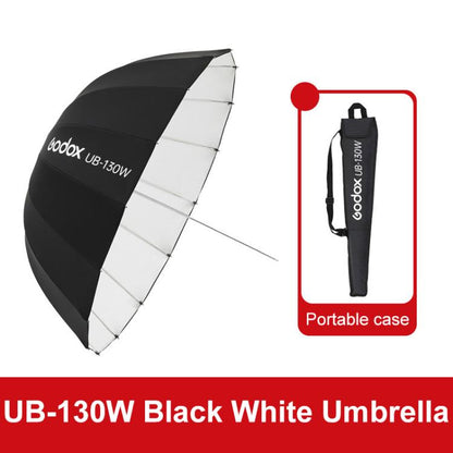 Godox Photography Studio Reflector Diffuser, UB-85S Black Silver Umbrella, UB-85S Black Silver Umbrella with Softbox, UB-105S Black Silver Umbrella, UB-105S Black Silver Umbrella with Softbox, UB-130S Black Silver Umbrella
