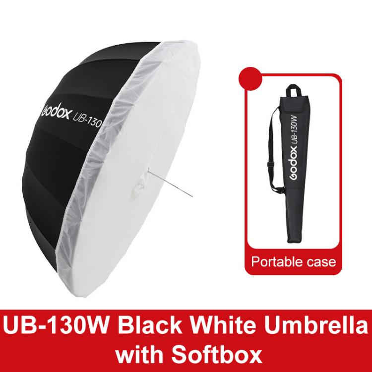 Godox Photography Studio Reflector Diffuser, UB-85S Black Silver Umbrella, UB-85S Black Silver Umbrella with Softbox, UB-105S Black Silver Umbrella, UB-105S Black Silver Umbrella with Softbox, UB-130S Black Silver Umbrella