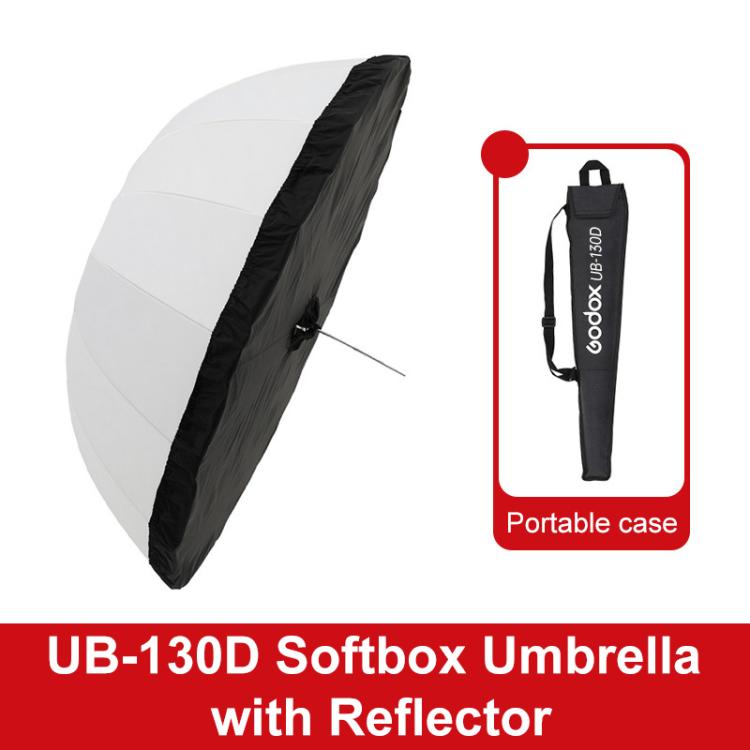 Godox Photography Studio Reflector Diffuser, UB-85S Black Silver Umbrella, UB-85S Black Silver Umbrella with Softbox, UB-105S Black Silver Umbrella, UB-105S Black Silver Umbrella with Softbox, UB-130S Black Silver Umbrella